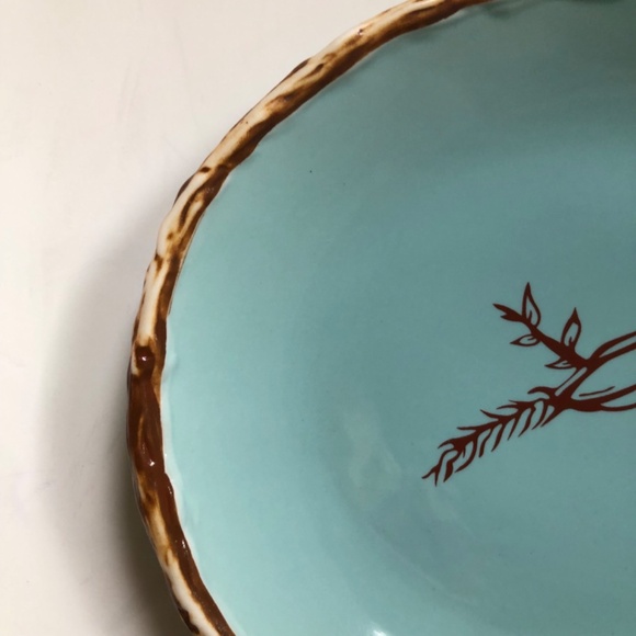 NWOT Bird Plate for Serving or Display in Robin’s Egg Blue - Picture 3 of 5